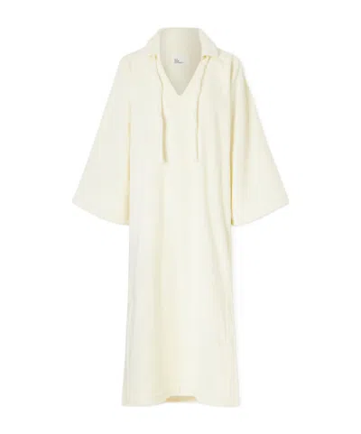 Lisa Marie Fernandez Cotton-terry Kaftan In White