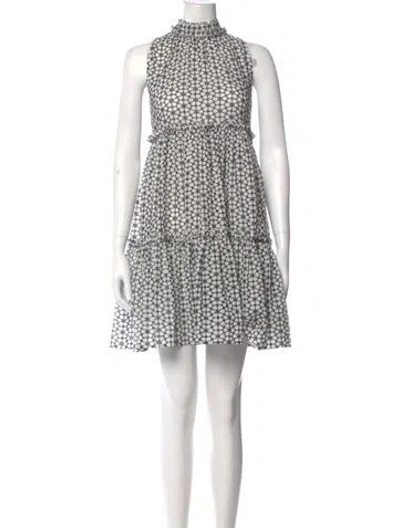 Pre-owned Lisa Marie Fernandez Floral Print Mini Dress In Multi