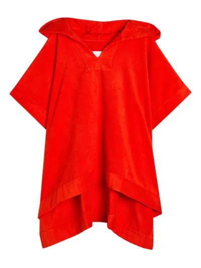 LISA MARIE FERNANDEZ HOODED BEACH COVER-UP