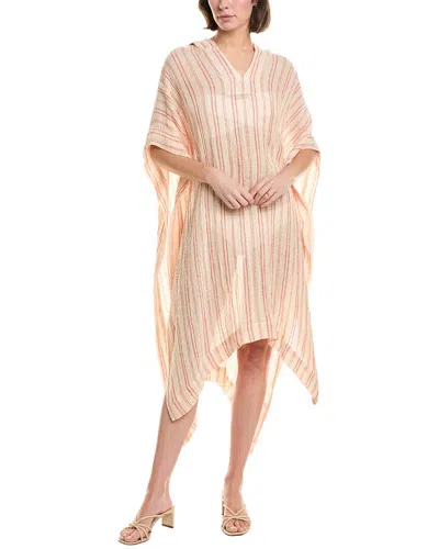Lisa Marie Fernandez Linen Beach Poncho In Neutral