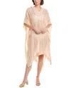 Lisa Marie Fernandez Linen Beach Poncho In Beige
