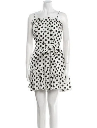 Pre-owned Lisa Marie Fernandez Linen Mini Dress In Neutral