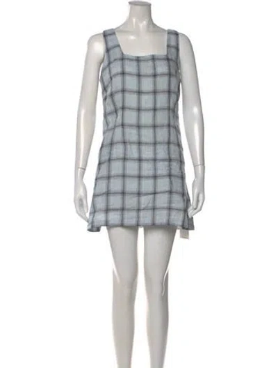 Pre-owned Lisa Marie Fernandez Linen Mini Dress In Neutral