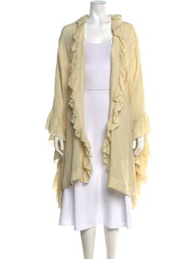 Pre-owned Lisa Marie Fernandez Linen Sweater In Neutral