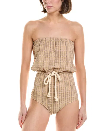 LISA MARIE FERNANDEZ LIS MARIE FERNANDEZ VICTOR STRAPLESS MAILLOT ONE-PIECE