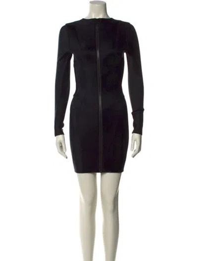 Pre-owned Lisa Marie Fernandez Nylon Mini Dress In Black