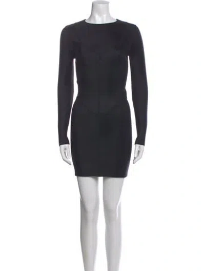 Pre-owned Lisa Marie Fernandez Nylon Mini Dress In Gray