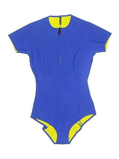 Pre-owned Lisa Marie Fernandez One Piece Swimsuit In Blue