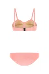 Lisa Marie Fernandez Pink Stretch Terry Goldwyn Bikini In Pinkyterry