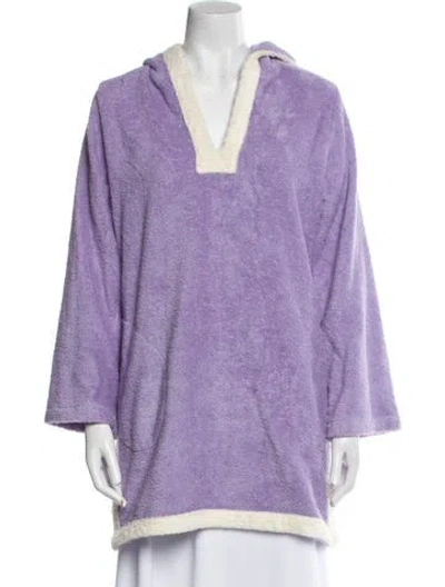 Pre-owned Lisa Marie Fernandez Robe In Purple