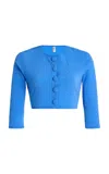 Lisa Marie Fernandez Seersucker Cardigan