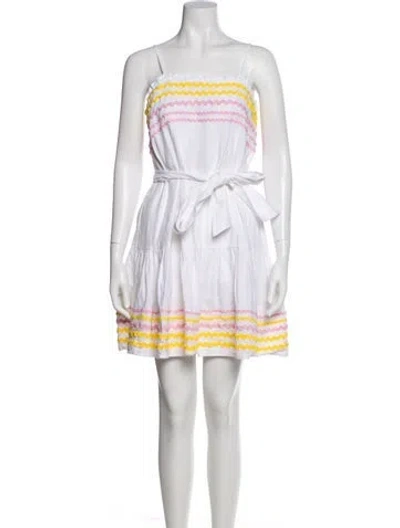 Pre-owned Lisa Marie Fernandez Striped Mini Dress In Multi