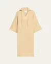 Lisa Marie Fernandez Terry Cloth Tunic Caftan In Neutral