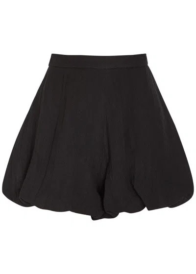 Lisa Marie Fernandez Textured Linen-blend Shorts In Blue