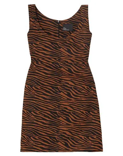 Lisa Marie Fernandez Woman Short Dress Brown Size 0 Linen