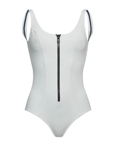 Lisa Marie Fernandez Woman One-piece Swimsuit Light Grey Size 2 Nylon, Elastane