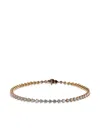 Lisa Nik 18k Rose Gold Embellished Diamond Bracelet In Pink