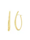 Lisa Nik 18k Yellow Gold Hoop Earrings In Gold