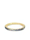 Lisa Nik 18k Yellow Gold Ombre Sapphire Ring In Gold