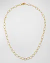 LISA NIK 18K YELLOW GOLD OVAL LINK NECKLACE, 18"L