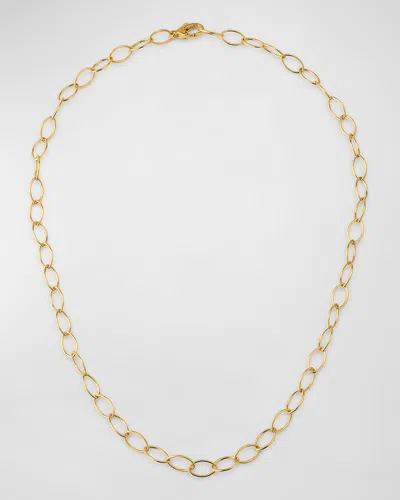 Lisa Nik 18k Yellow Gold Oval Link Necklace, 18"l