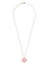 Lisa O 18k Yellow Gold Mom Diamond Necklace