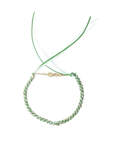 Lisa O 9k Yellow Gold Na Gioia Diamond Bracelet