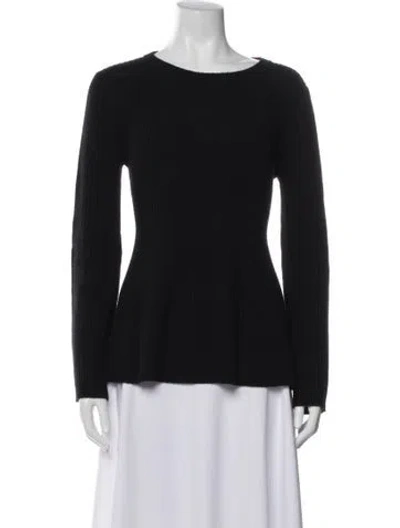 Pre-owned Lisa Perry Cashmere Crew Neck Sweater In Blue