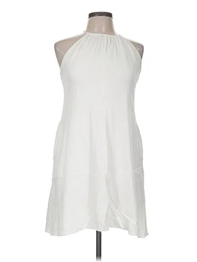 Pre-owned Lisa Perry Cocktail Dress In White