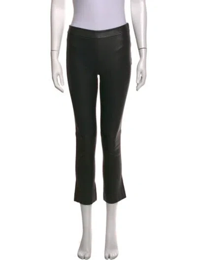 Pre-owned Lisa Perry Flared Pants In Black