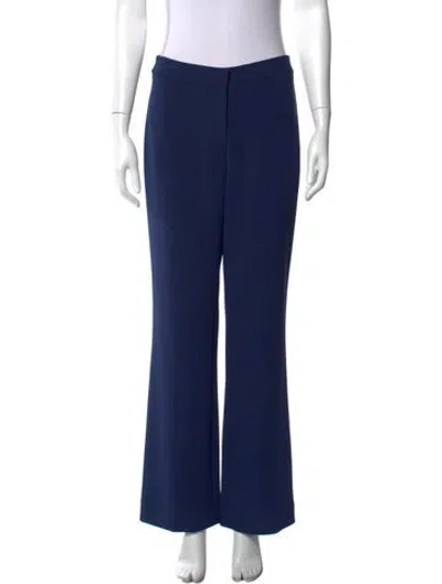 Pre-owned Lisa Perry Flared Pants In Blue