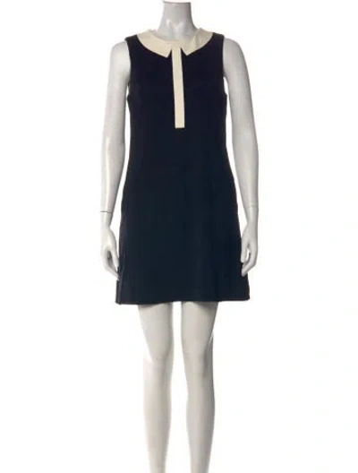Pre-owned Lisa Perry Mini Dress In Black