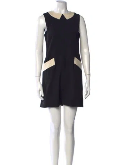 Pre-owned Lisa Perry Mini Dress In Blue