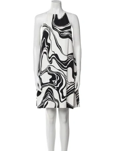 Pre-owned Lisa Perry Printed Mini Dress In Multi