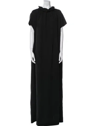 Pre-owned Lisa Perry Silk Long Dress In Black