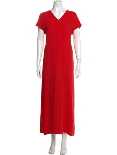 Pre-owned Lisa Perry Silk Long Dress In Red