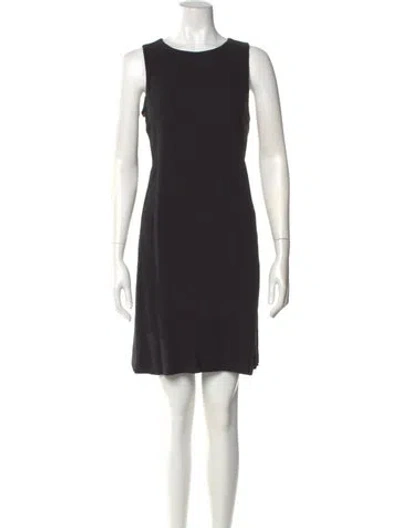 Pre-owned Lisa Perry Silk Mini Dress In Black