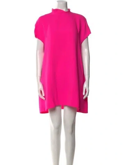 Pre-owned Lisa Perry Silk Mini Dress In Pink