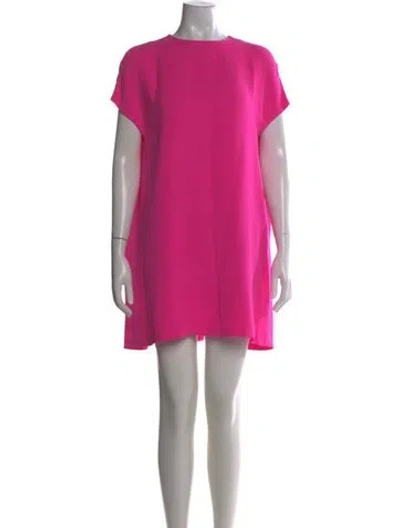 Pre-owned Lisa Perry Silk Mini Dress In Pink