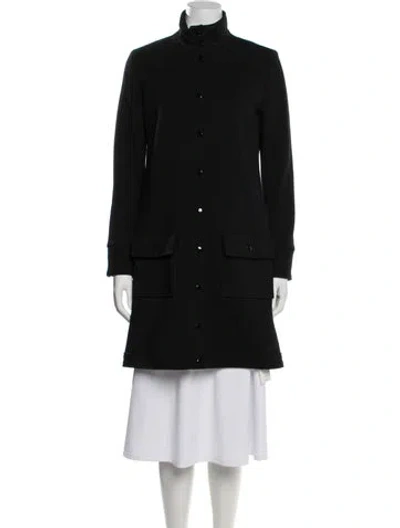 Pre-owned Lisa Perry Wool Coat In Black