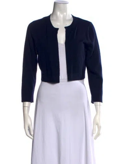 Pre-owned Lisa Perry Wool Crew Neck Sweater In Black