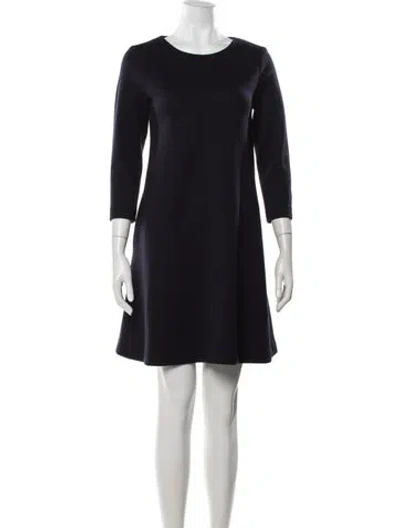 Pre-owned Lisa Perry Wool Knee-length Dress In Black