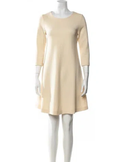 Pre-owned Lisa Perry Wool Knee-length Dress In Neutrals