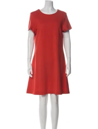 Pre-owned Lisa Perry Wool Knee-length Dress In Orange
