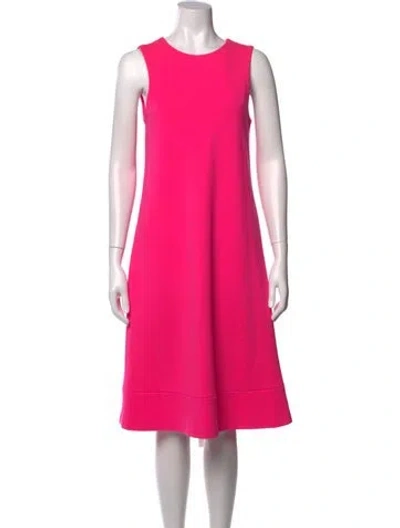 Pre-owned Lisa Perry Wool Knee-length Dress In Pink
