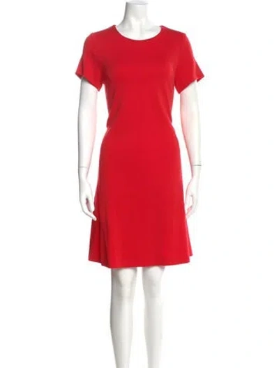 Pre-owned Lisa Perry Wool Knee-length Dress In Red