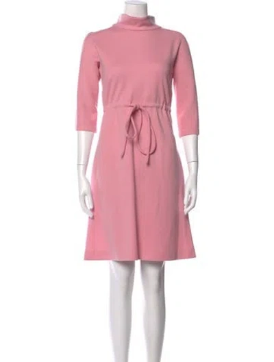 Pre-owned Lisa Perry Wool Knee-length Dress W/ Tags In Pink