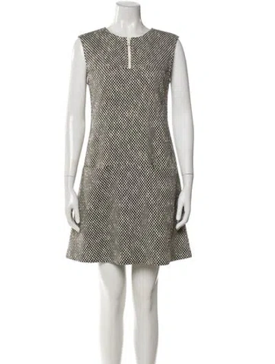 Pre-owned Lisa Perry Wool Mini Dress In Multi