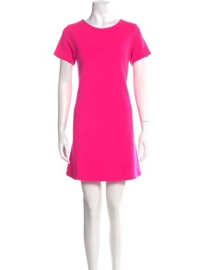 Pre-owned Lisa Perry Wool Mini Dress In Pink