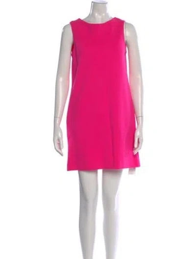 Pre-owned Lisa Perry Wool Mini Dress In Pink